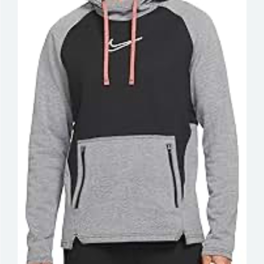 Nike Black and Gray Athletic Sweatshirt